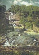 Nicolas-Antoine Taunay Small Cascade in Tijuca oil on canvas